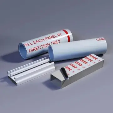 Aluminum profiles/stainless steel/gypsum wire protective film